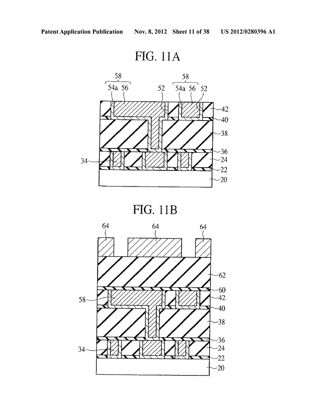 SEMICONDUCTOR DEVICE HAVING GROOVE-SHAPED VIA-HOLE - diagram, schematic, and image 12