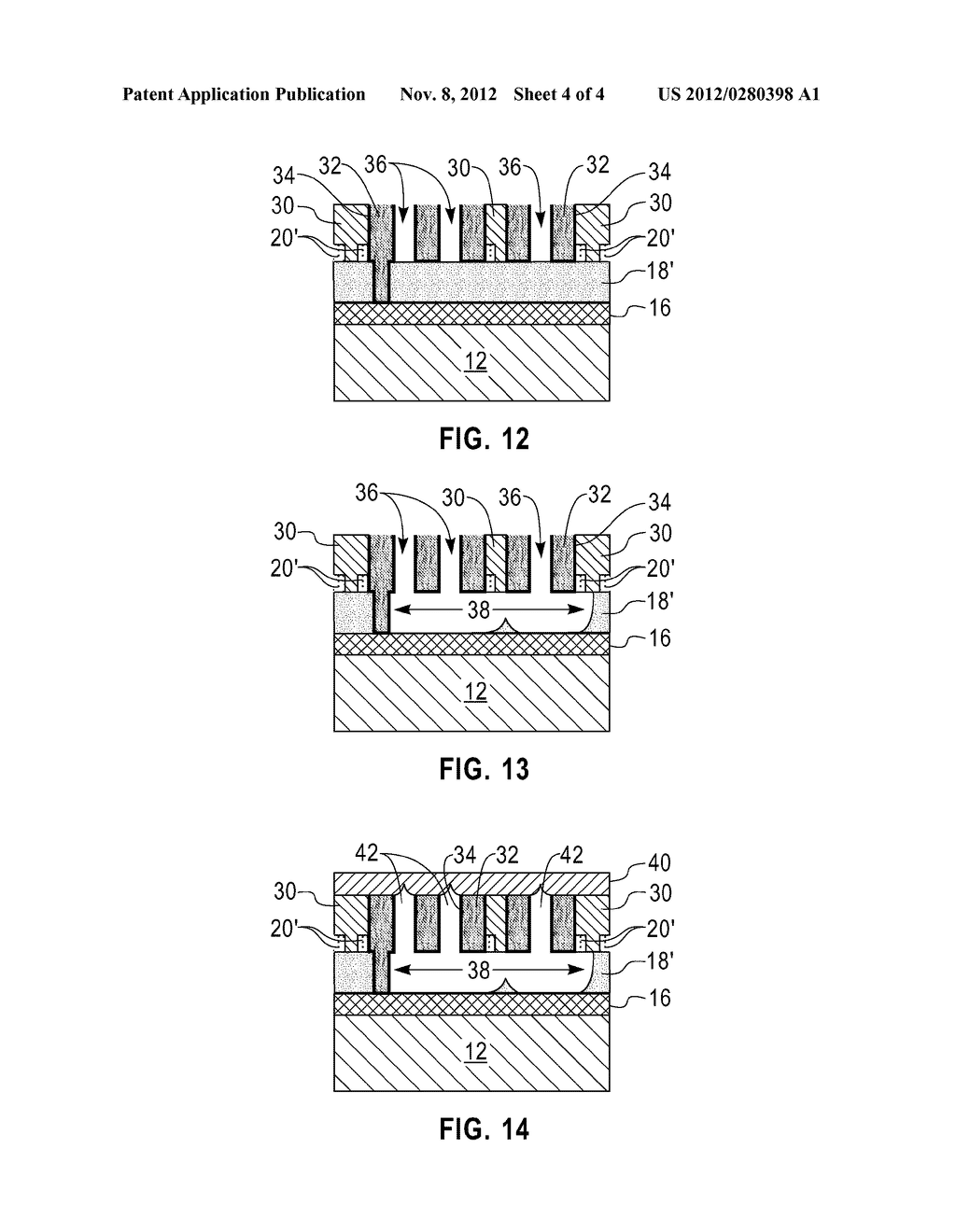 METHOD FOR AIR GAP INTERCONNECT INTEGRATION USING PHOTO-PATTERNABLE LOW K     MATERIAL - diagram, schematic, and image 05