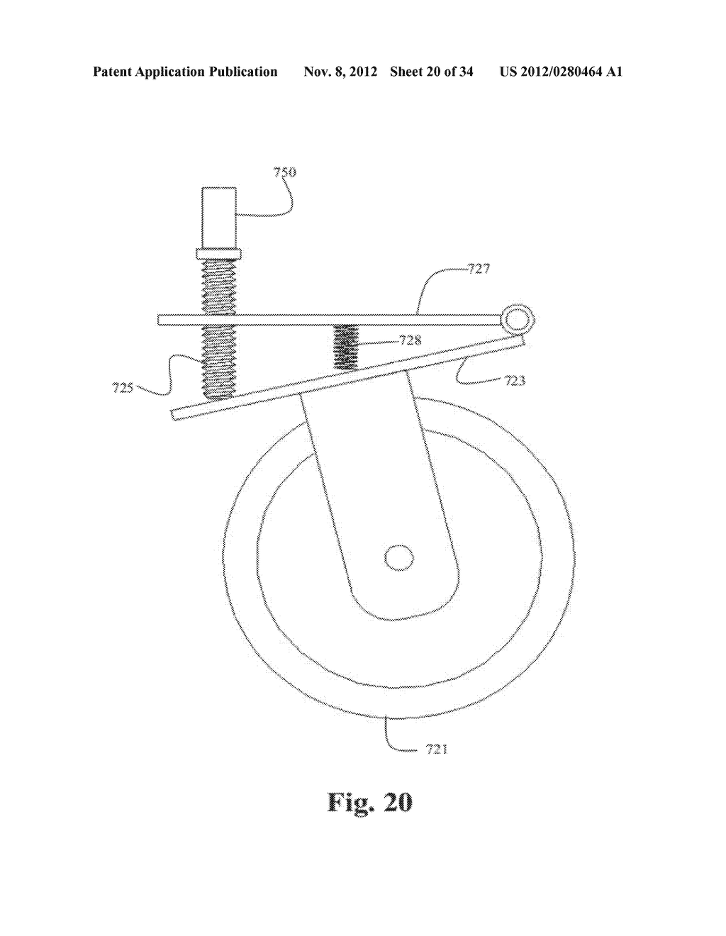 ADJUSTABLE LOAD-BEARING WHEELS AND KITS FOR PATIENT LIFTERS - diagram, schematic, and image 21