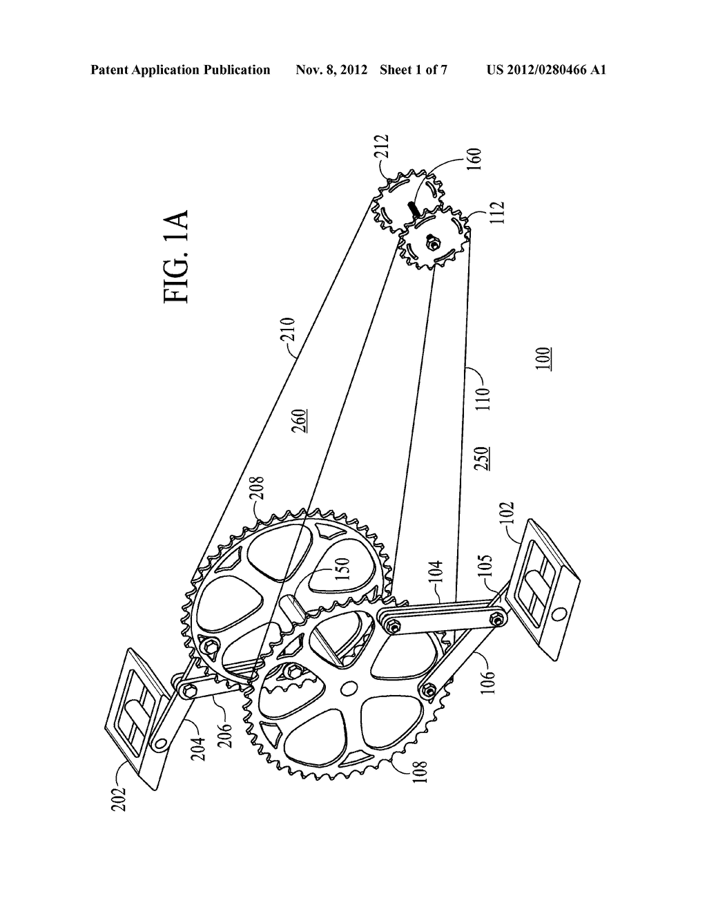 Double Chainring Drivetrain - diagram, schematic, and image 02