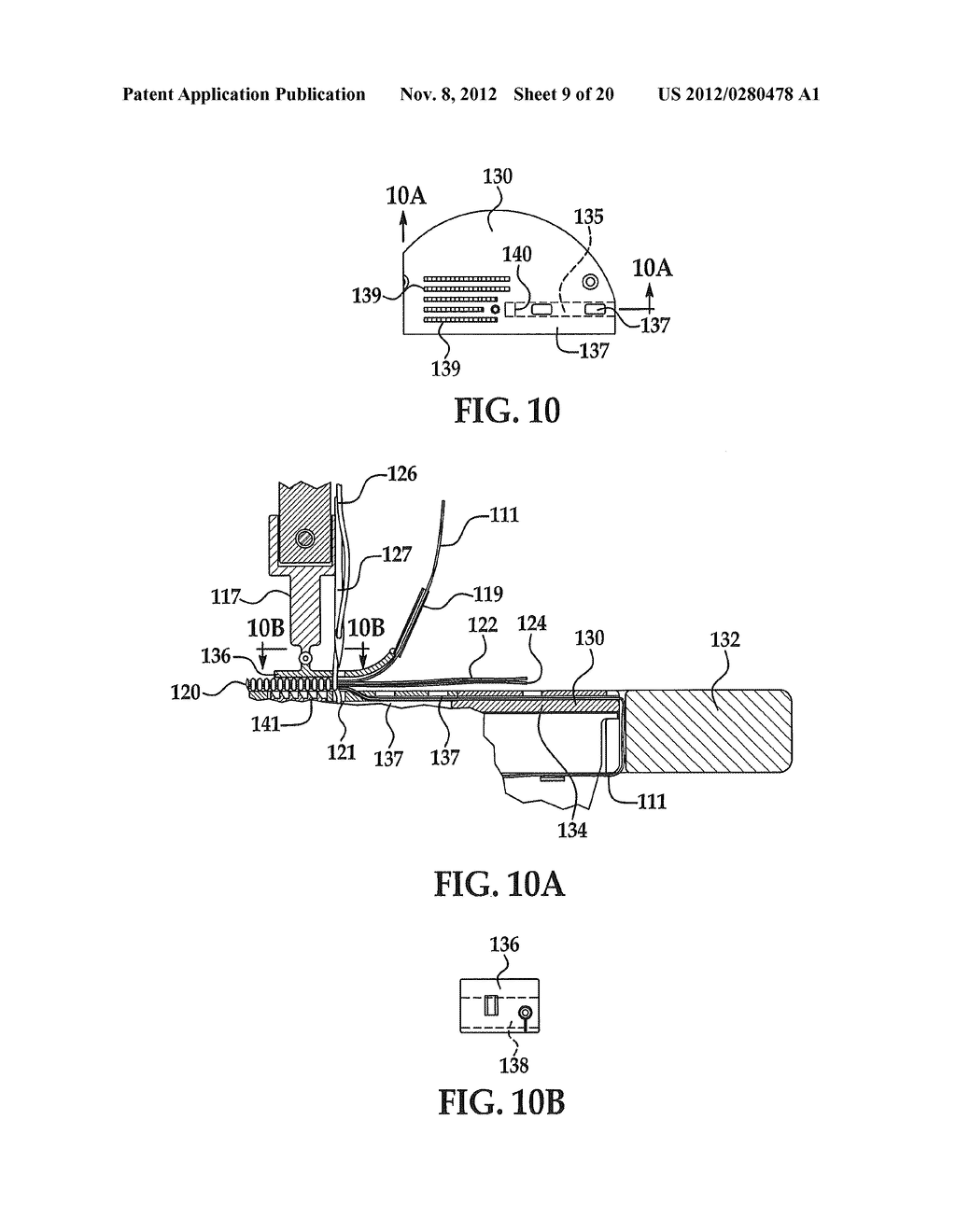 SIDE CURTAIN AIRBAG AND METHOD AND APPARTUS FOR MANUFACTURING A SIDE     CURTAIN AIRBAG - diagram, schematic, and image 10