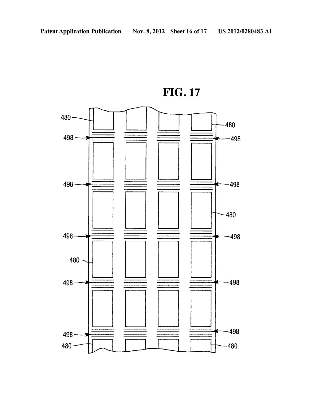 ROLL OF PRE-PRINTED STAMP LABEL STOCK AND METHOD OF MANUFACTURING A ROLL     OF PRE-PRINTED STAMP LABEL STOCK - diagram, schematic, and image 17