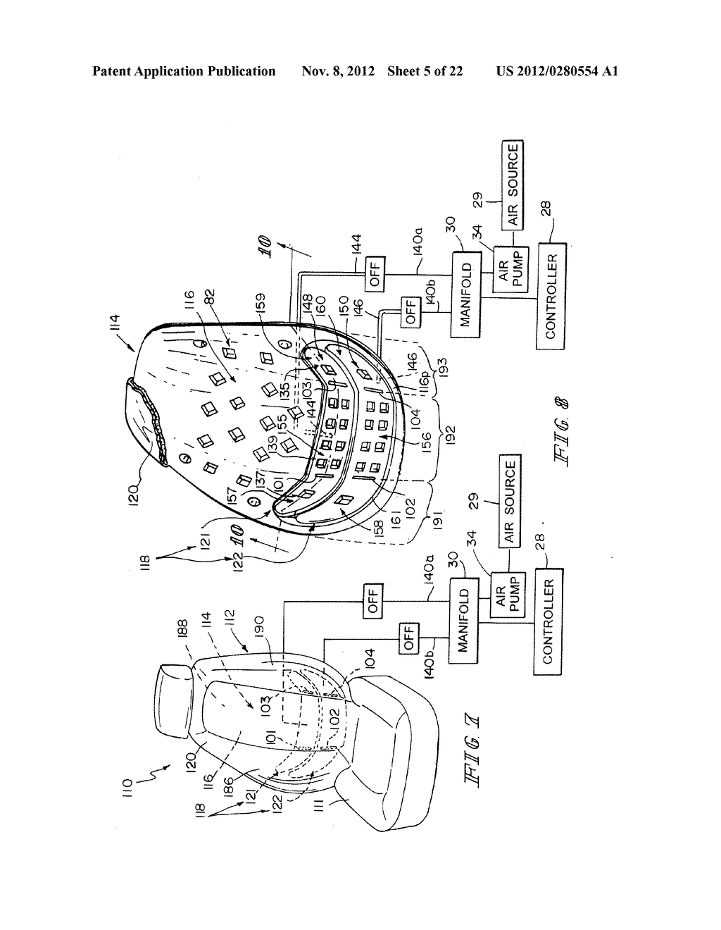 VEHICLE SEAT CUSHION WITH INFLATABLE SUPPORT - diagram, schematic, and image 06