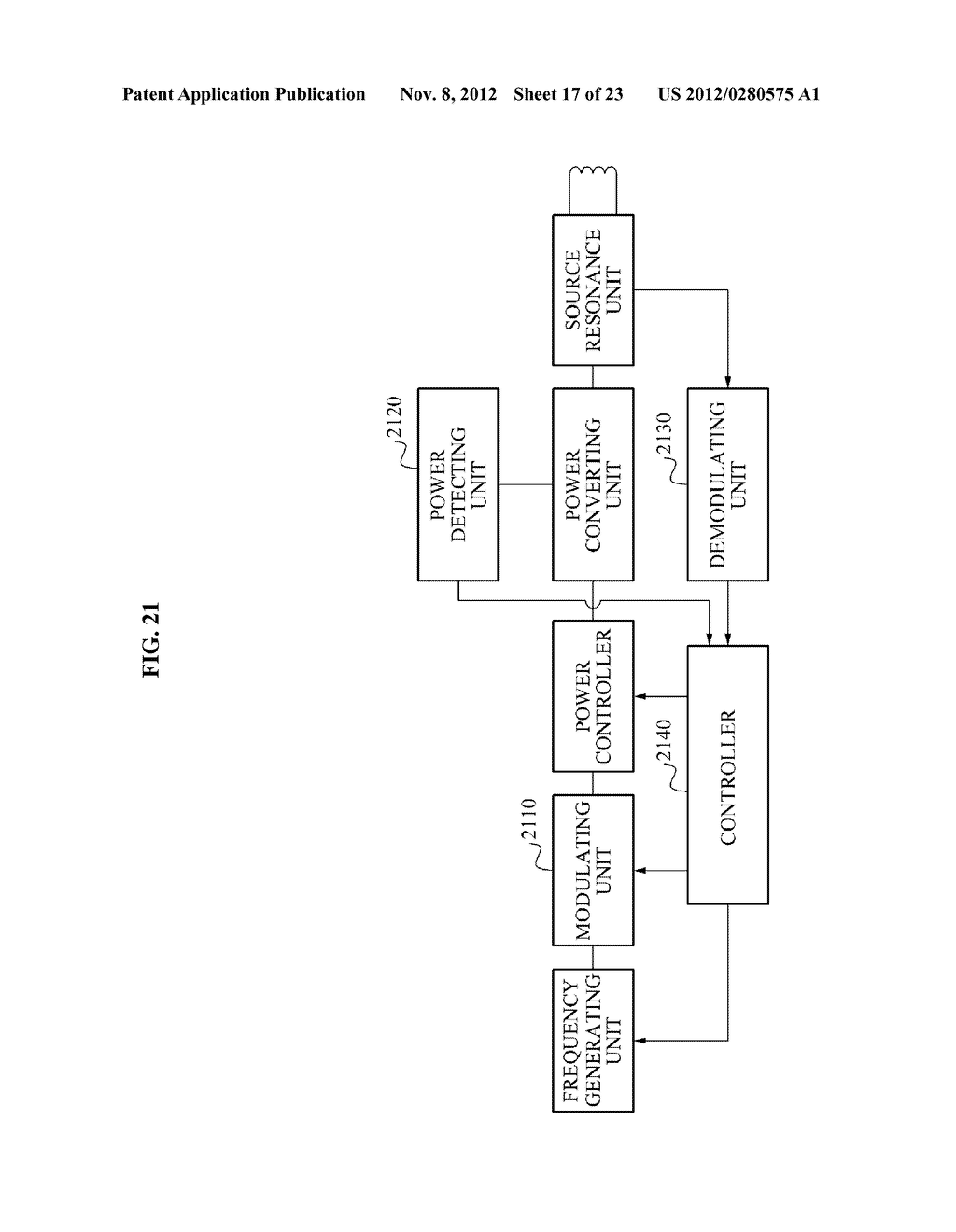 WIRELESS POWER TRANSMISSION AND RECEPTION SYSTEM - diagram, schematic, and image 18