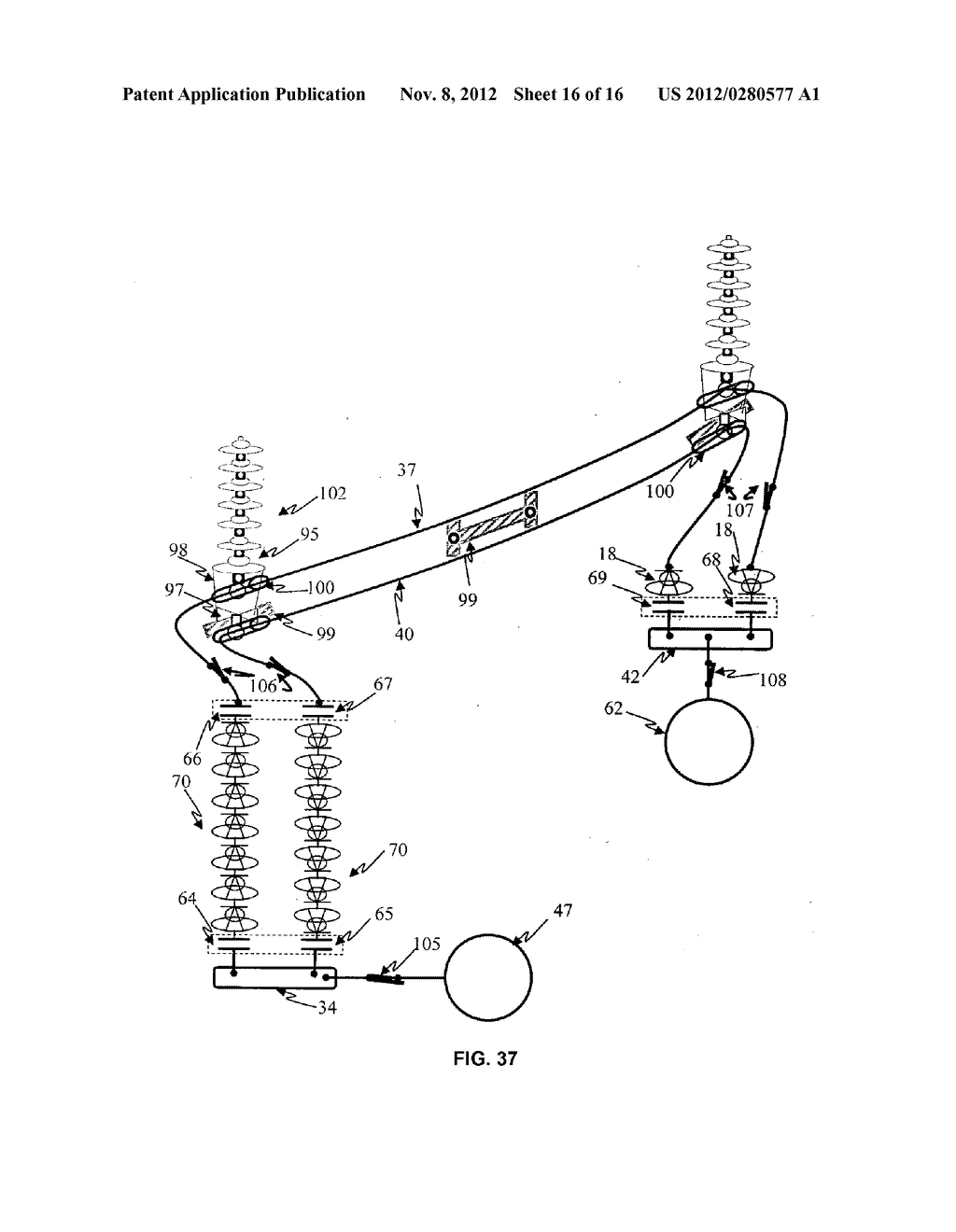 METHOD AND APPARATUS FOR TRANSMITTING DISCONTINUOUS MONOPOLARIZED     ELECTRICAL ENERGY - diagram, schematic, and image 17