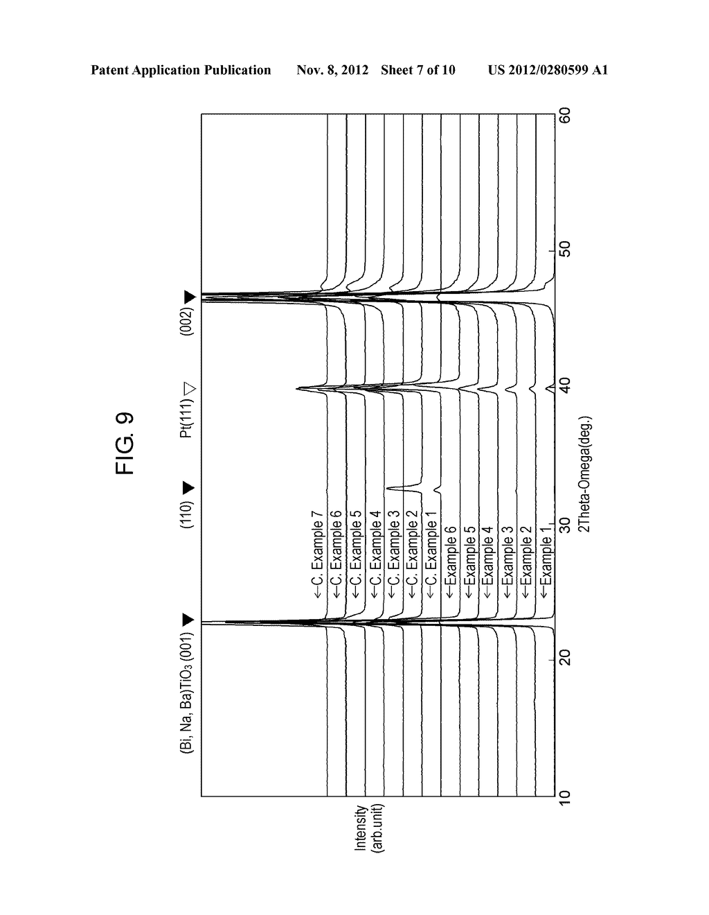 PIEZOELECTRIC FILM AND METHOD OF MANUFACTURING THE SAME, INK JET HEAD,     METHOD OF FORMING IMAGE BY THE INK JET HEAD, ANGULAR VELOCITY SENSOR,     METHOD OF MEASURING ANGULAR VELOCITY BY THE ANGULAR VELOCITY SENSOR,     PIEZOELECTRIC GENERATING ELEMENT, AND METHOD OF GENERATING ELECTRIC POWER     USING THE PIEZOELECTRIC GENERATING ELEMENT - diagram, schematic, and image 08