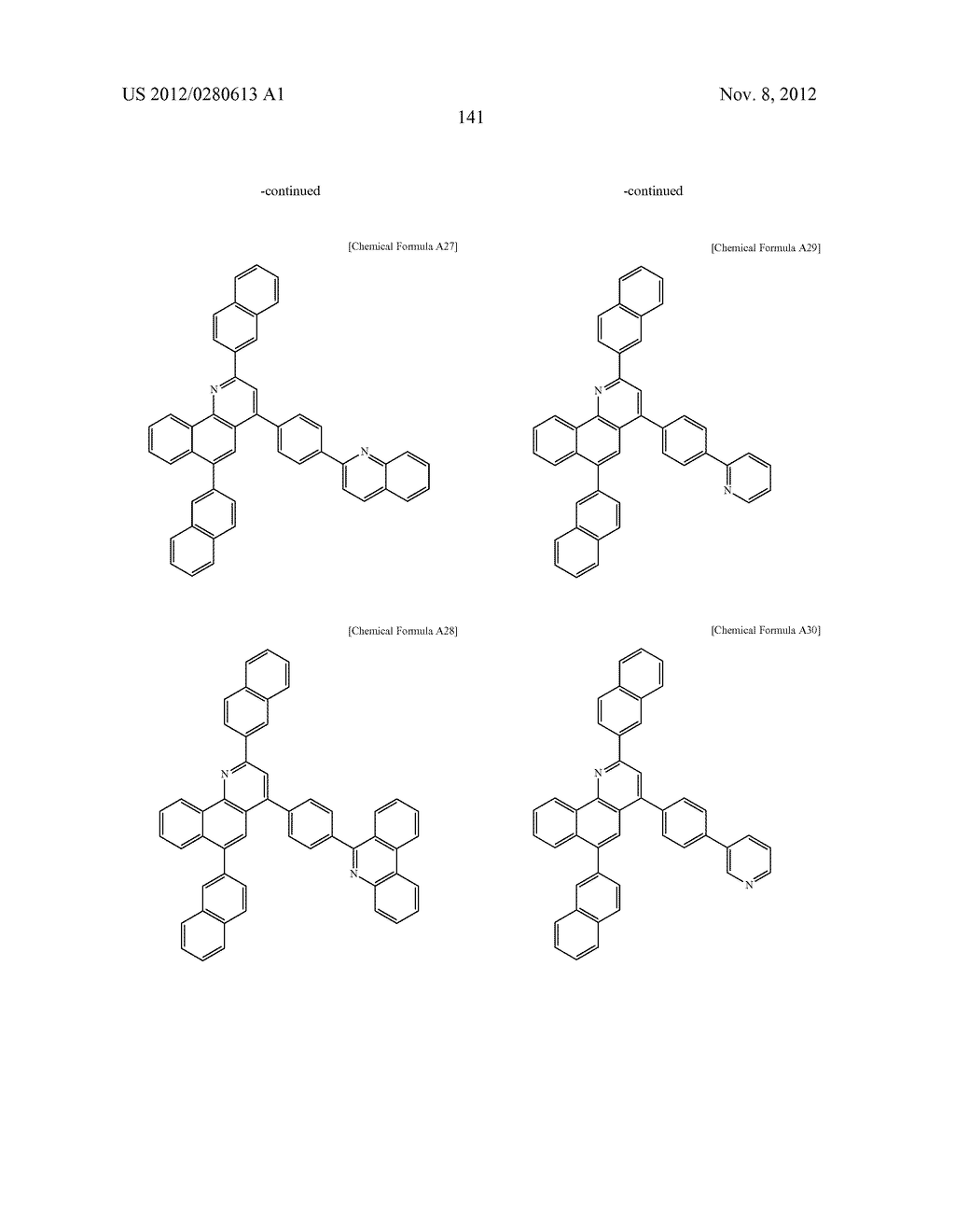 COMPOUND FOR AN ORGANIC OPTOELECTRONIC DEVICE, ORGANIC LIGHT EMITTING     DIODE INCLUDING THE SAME, AND DISPLAY INCLUDING THE ORGANIC LIGHT     EMITTING DIODE - diagram, schematic, and image 147