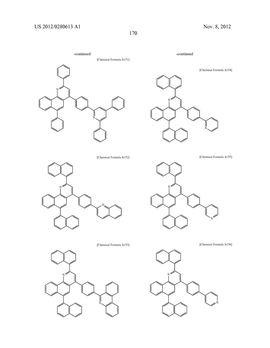 COMPOUND FOR AN ORGANIC OPTOELECTRONIC DEVICE, ORGANIC LIGHT EMITTING     DIODE INCLUDING THE SAME, AND DISPLAY INCLUDING THE ORGANIC LIGHT     EMITTING DIODE - diagram, schematic, and image 176