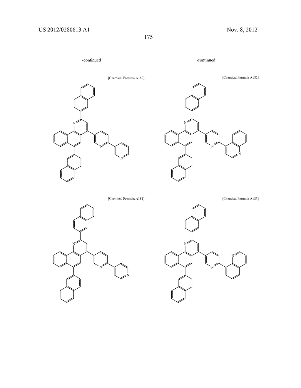 COMPOUND FOR AN ORGANIC OPTOELECTRONIC DEVICE, ORGANIC LIGHT EMITTING     DIODE INCLUDING THE SAME, AND DISPLAY INCLUDING THE ORGANIC LIGHT     EMITTING DIODE - diagram, schematic, and image 181