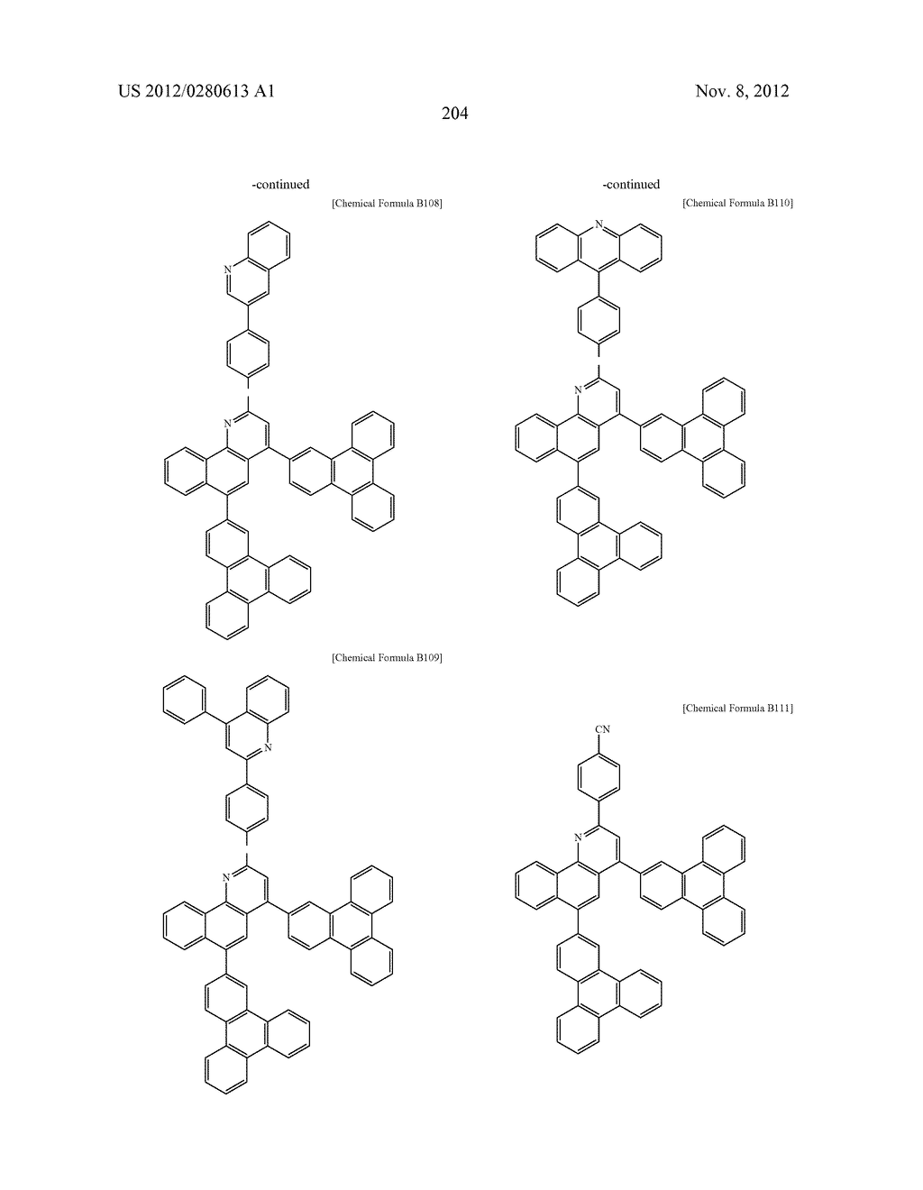 COMPOUND FOR AN ORGANIC OPTOELECTRONIC DEVICE, ORGANIC LIGHT EMITTING     DIODE INCLUDING THE SAME, AND DISPLAY INCLUDING THE ORGANIC LIGHT     EMITTING DIODE - diagram, schematic, and image 210