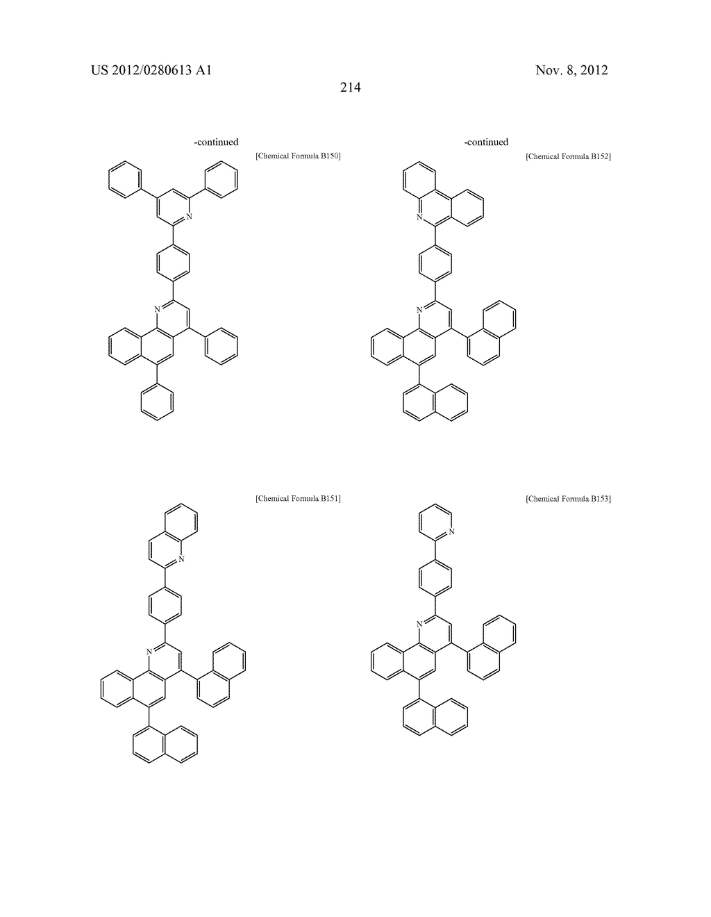 COMPOUND FOR AN ORGANIC OPTOELECTRONIC DEVICE, ORGANIC LIGHT EMITTING     DIODE INCLUDING THE SAME, AND DISPLAY INCLUDING THE ORGANIC LIGHT     EMITTING DIODE - diagram, schematic, and image 220