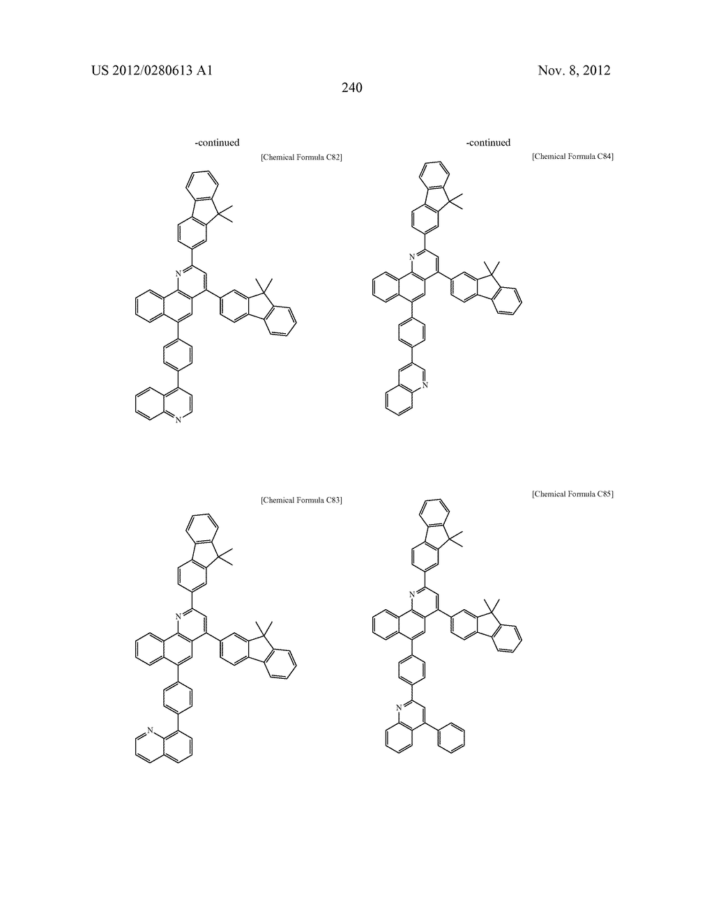 COMPOUND FOR AN ORGANIC OPTOELECTRONIC DEVICE, ORGANIC LIGHT EMITTING     DIODE INCLUDING THE SAME, AND DISPLAY INCLUDING THE ORGANIC LIGHT     EMITTING DIODE - diagram, schematic, and image 246