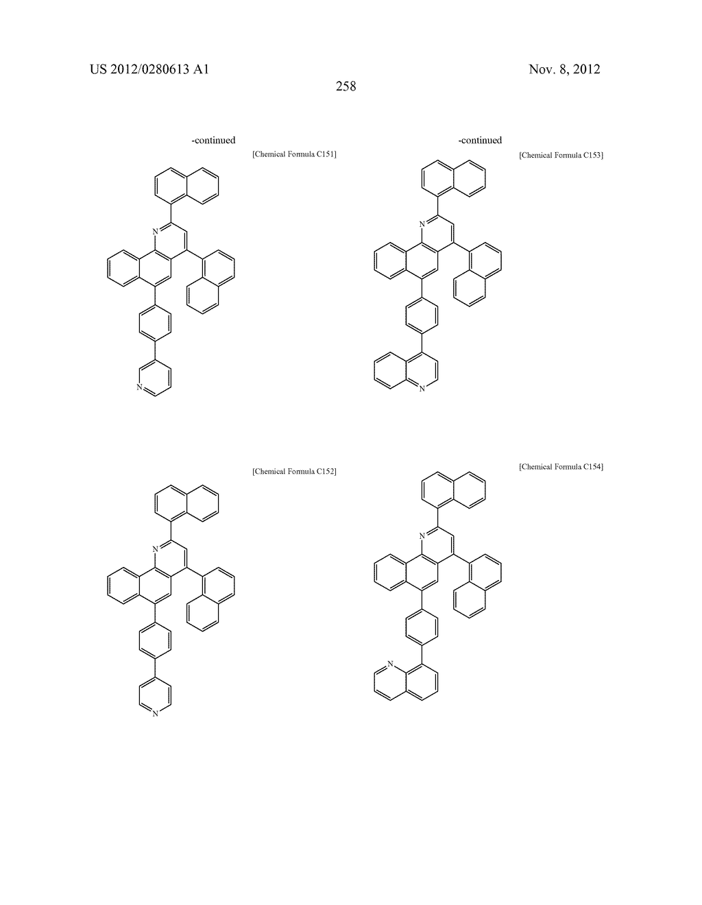 COMPOUND FOR AN ORGANIC OPTOELECTRONIC DEVICE, ORGANIC LIGHT EMITTING     DIODE INCLUDING THE SAME, AND DISPLAY INCLUDING THE ORGANIC LIGHT     EMITTING DIODE - diagram, schematic, and image 264