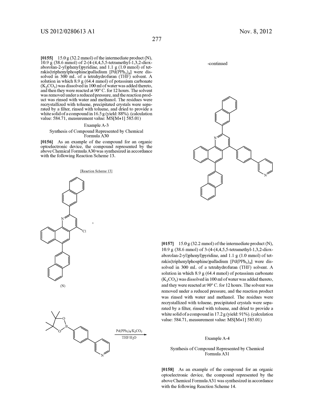 COMPOUND FOR AN ORGANIC OPTOELECTRONIC DEVICE, ORGANIC LIGHT EMITTING     DIODE INCLUDING THE SAME, AND DISPLAY INCLUDING THE ORGANIC LIGHT     EMITTING DIODE - diagram, schematic, and image 283