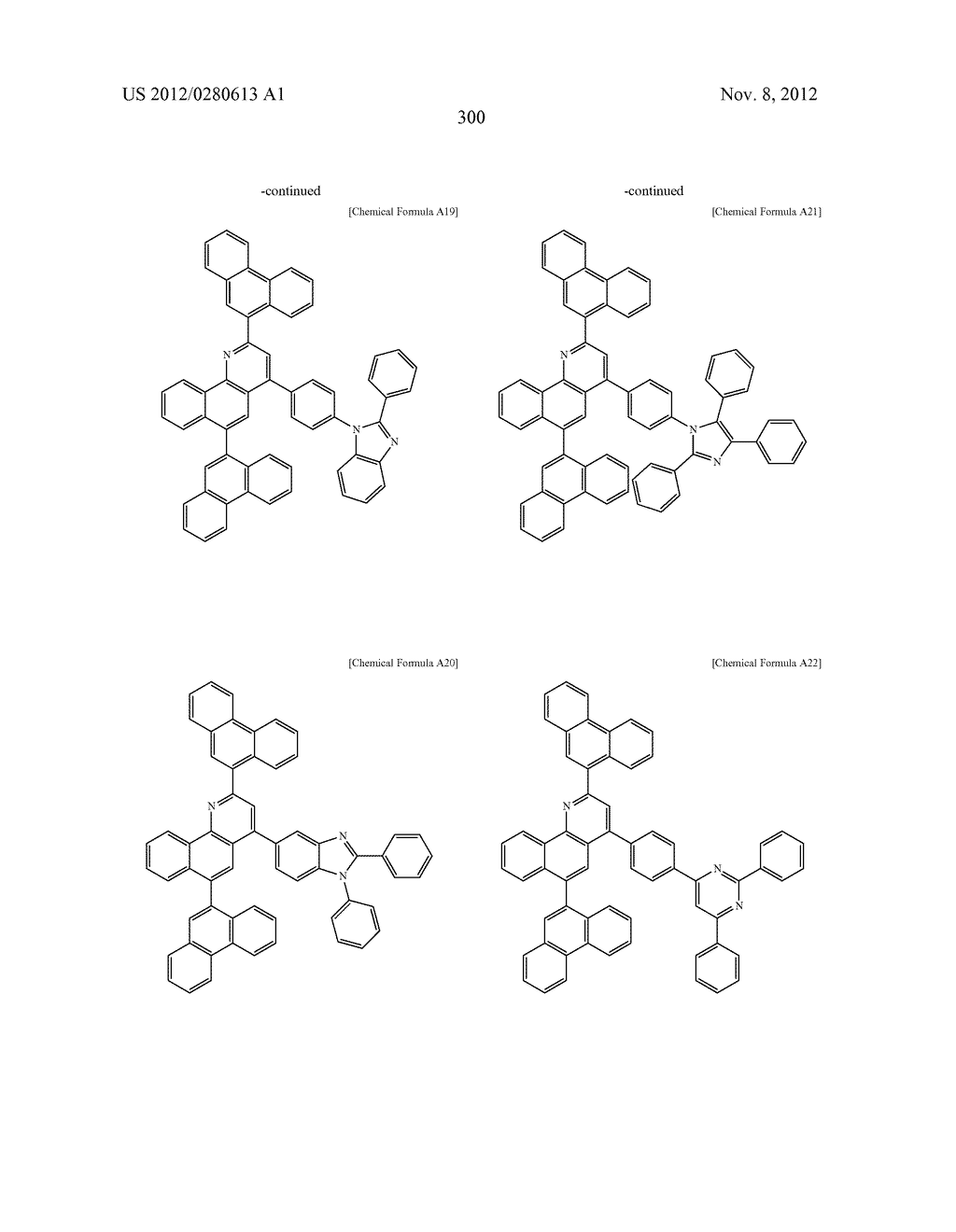 COMPOUND FOR AN ORGANIC OPTOELECTRONIC DEVICE, ORGANIC LIGHT EMITTING     DIODE INCLUDING THE SAME, AND DISPLAY INCLUDING THE ORGANIC LIGHT     EMITTING DIODE - diagram, schematic, and image 306