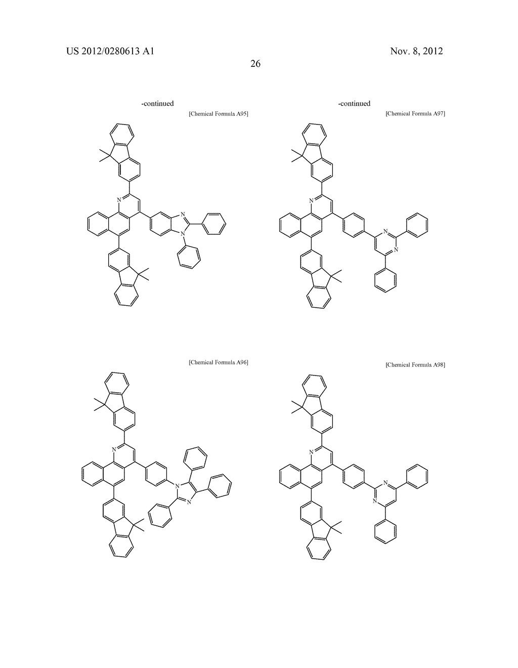 COMPOUND FOR AN ORGANIC OPTOELECTRONIC DEVICE, ORGANIC LIGHT EMITTING     DIODE INCLUDING THE SAME, AND DISPLAY INCLUDING THE ORGANIC LIGHT     EMITTING DIODE - diagram, schematic, and image 32