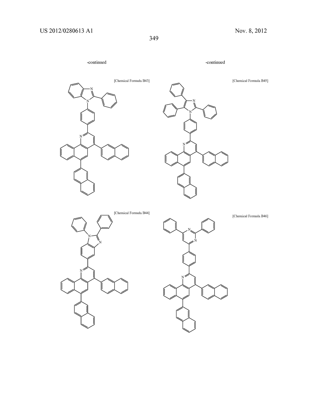 COMPOUND FOR AN ORGANIC OPTOELECTRONIC DEVICE, ORGANIC LIGHT EMITTING     DIODE INCLUDING THE SAME, AND DISPLAY INCLUDING THE ORGANIC LIGHT     EMITTING DIODE - diagram, schematic, and image 355