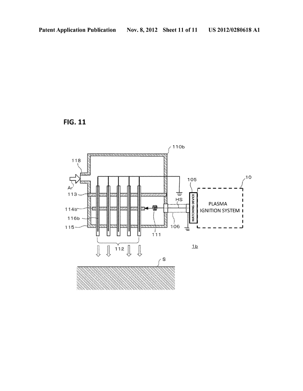 PLASMA IGNITION SYSTEM, PLASMA IGNITION METHOD, AND PLASMA GENERATING     APPARATUS - diagram, schematic, and image 12