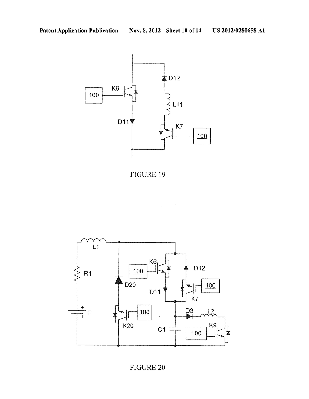 HEATING CIRCUITS AND METHODS BASED ON BATTERY DISCHARGING AND CHARGING     USING RESONANCE COMPONENTS IN SERIES AND FREEWHEELING CIRCUIT COMPONENTS - diagram, schematic, and image 11