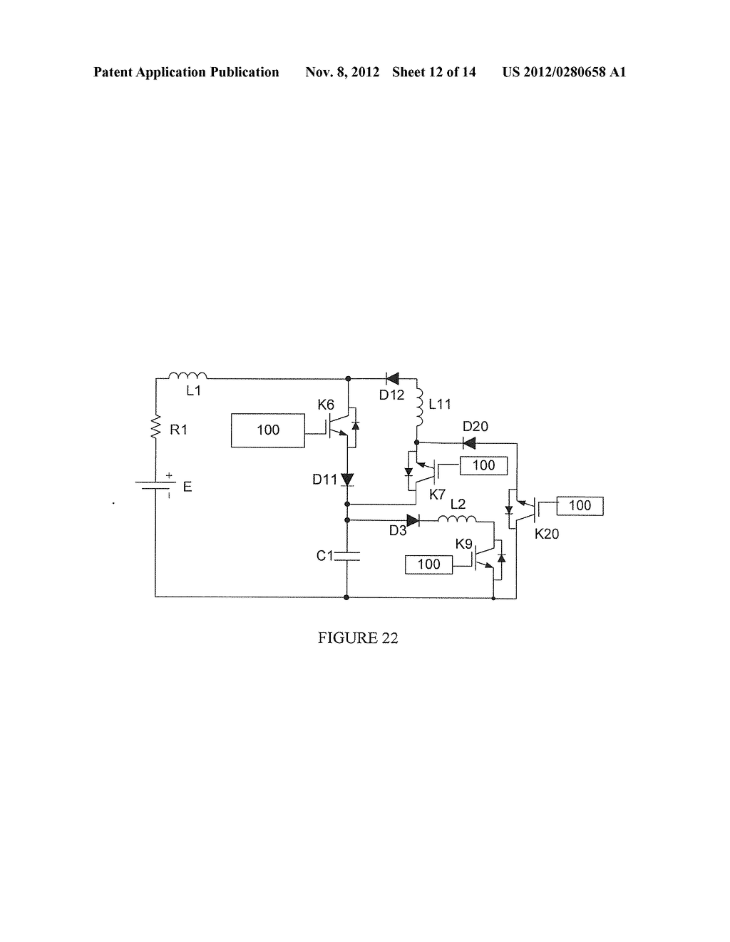 HEATING CIRCUITS AND METHODS BASED ON BATTERY DISCHARGING AND CHARGING     USING RESONANCE COMPONENTS IN SERIES AND FREEWHEELING CIRCUIT COMPONENTS - diagram, schematic, and image 13