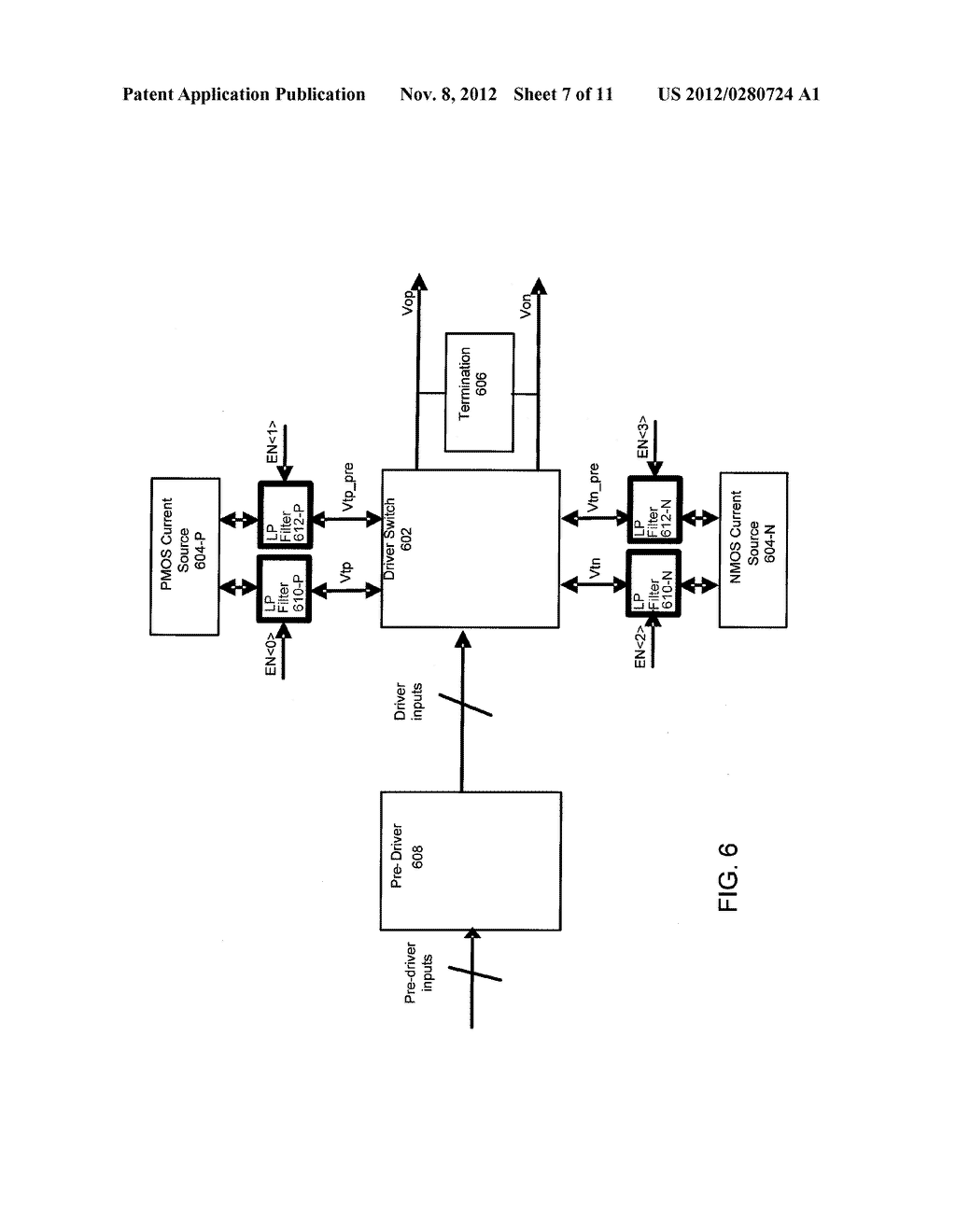 APPARATUS AND METHODS OF REDUCING PRE-EMPHASIS VOLTAGE JITTER - diagram, schematic, and image 08