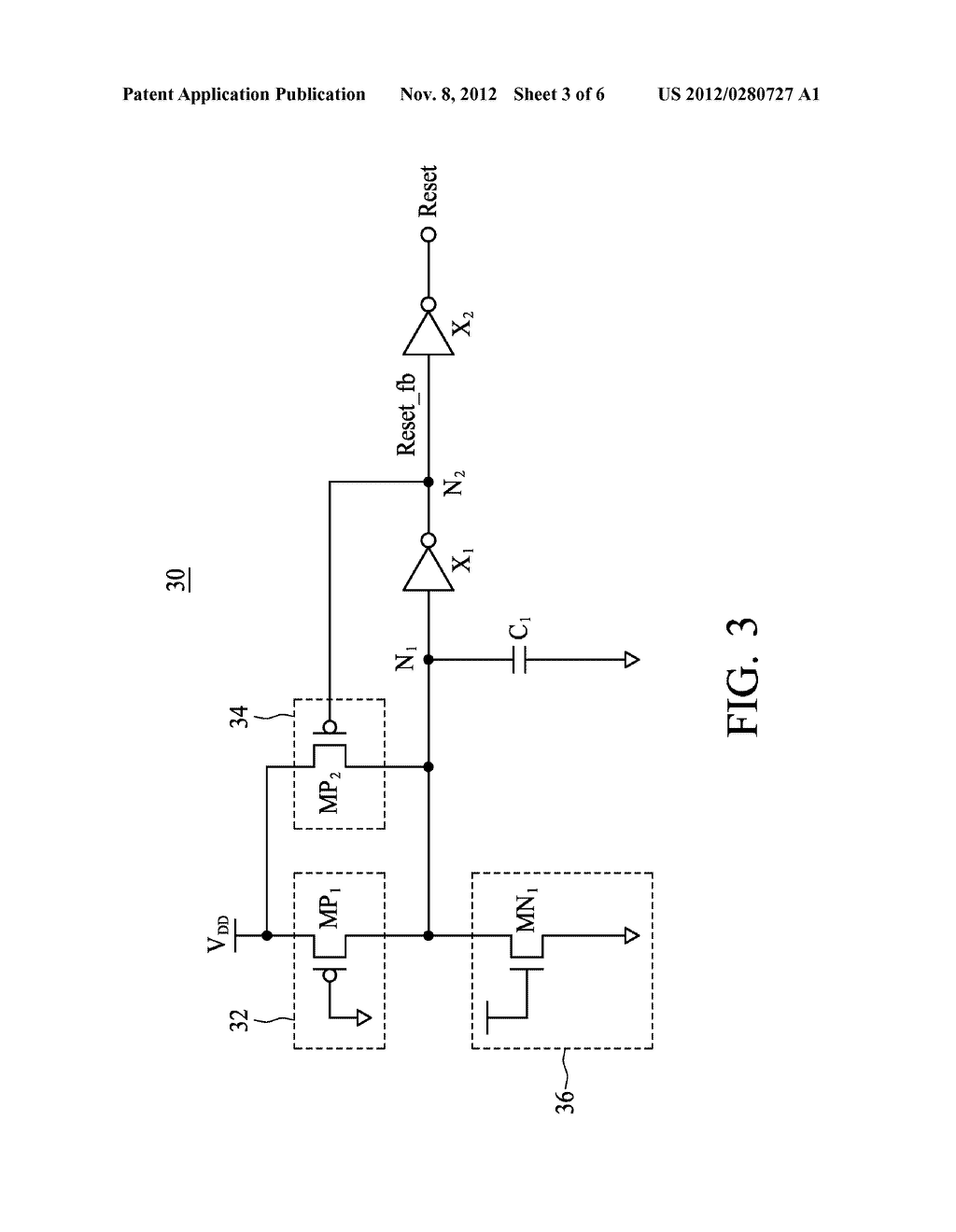 POWER-ON RESET CIRCUIT - diagram, schematic, and image 04