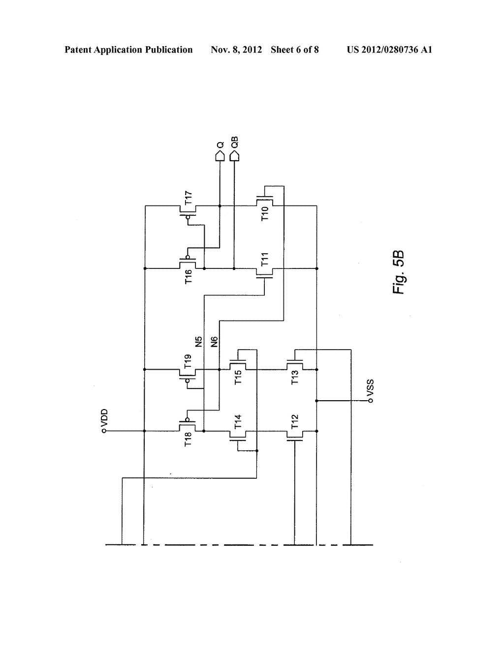 CIRCUIT AND METHOD FOR REDUCING THE PROPAGATION OF SINGLE EVENT TRANSIENT     EFFECTS - diagram, schematic, and image 07