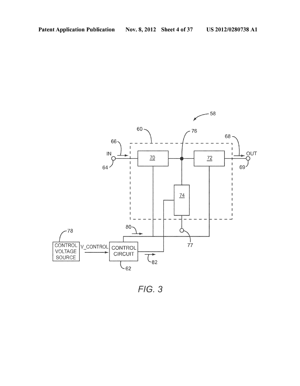 VARIABLE ATTENUATOR HAVING STACKED TRANSISTORS - diagram, schematic, and image 05