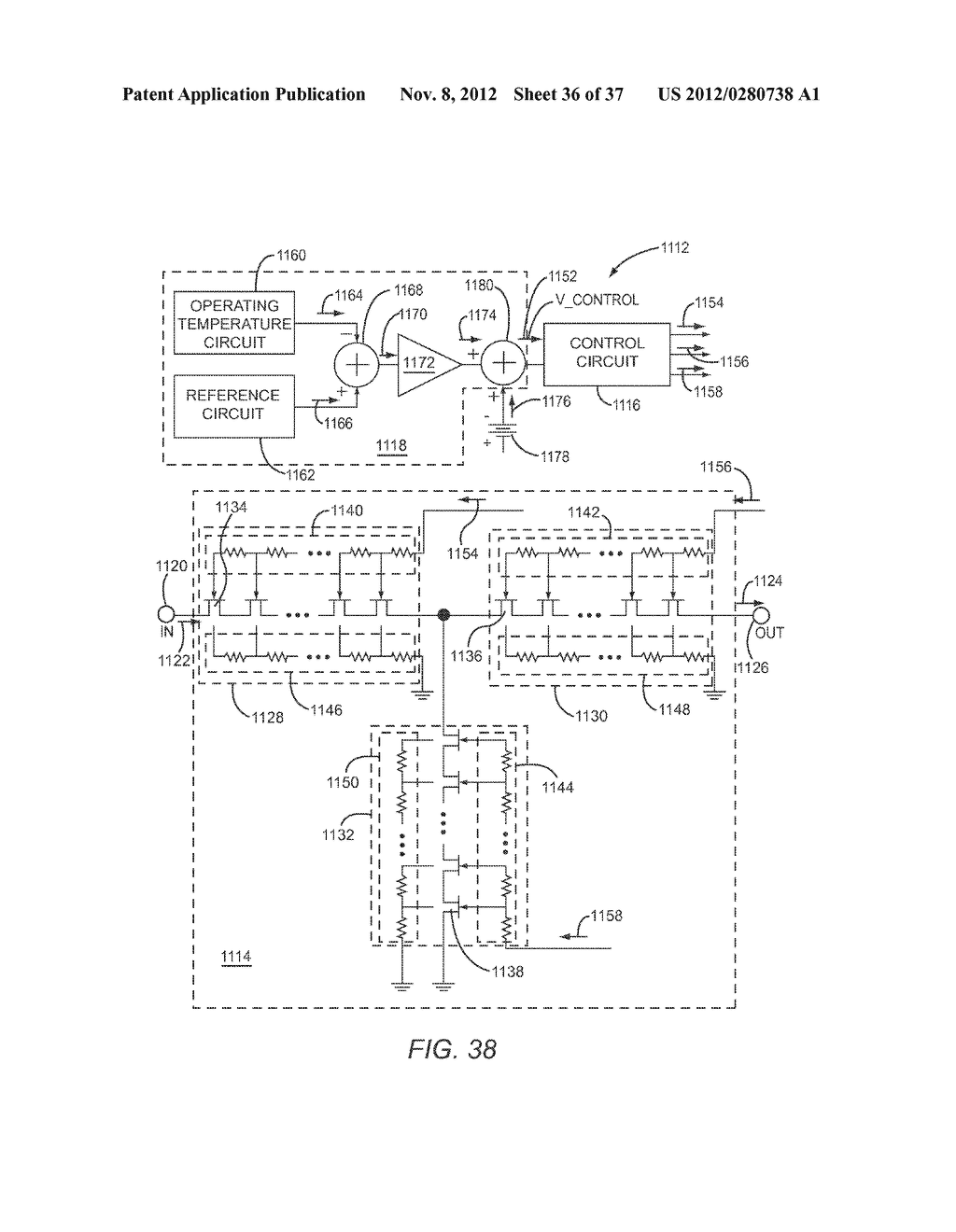 VARIABLE ATTENUATOR HAVING STACKED TRANSISTORS - diagram, schematic, and image 37