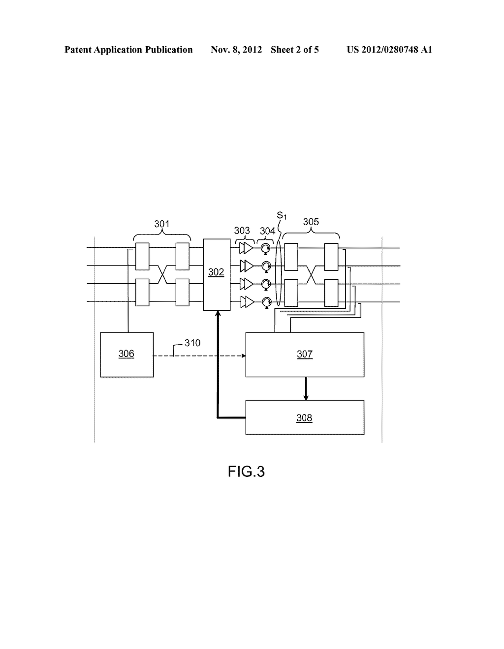 MULTI-PORT AMPLIFICATION DEVICE THAT SELF-COMPENSATES IN THE PRESENCE OF     TRAFFIC - diagram, schematic, and image 03