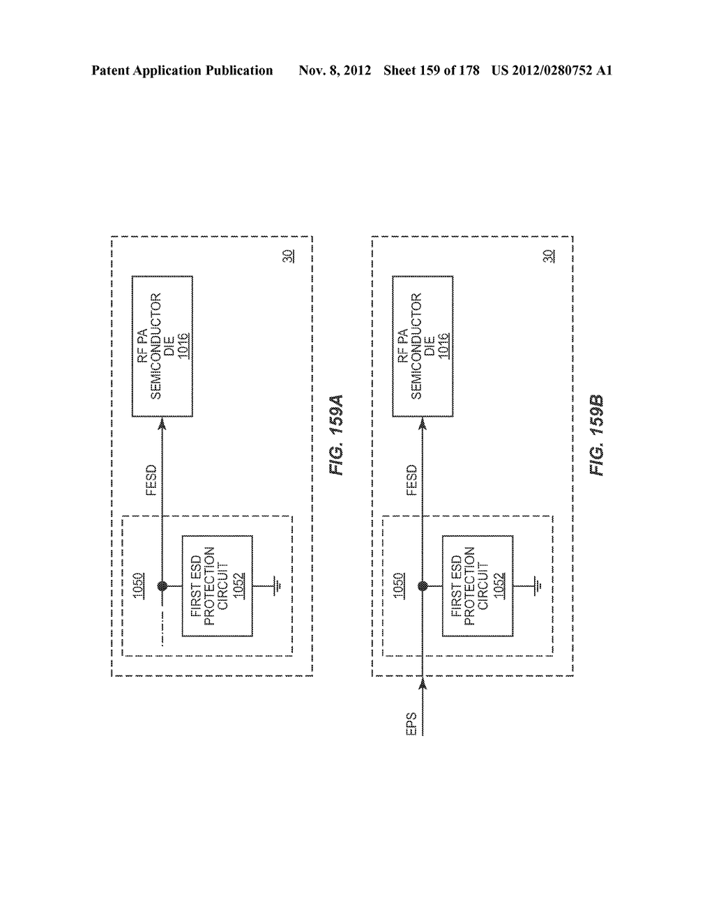 EMBEDDED RF PA TEMPERATURE COMPENSATING BIAS TRANSISTOR - diagram, schematic, and image 160