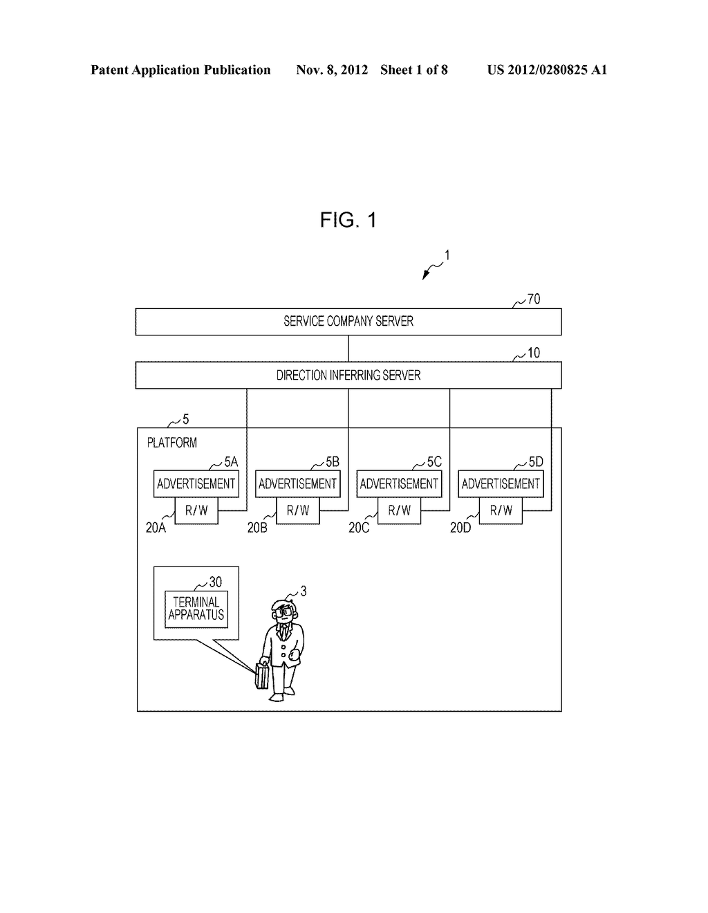 METHOD OF INFERRING USER' DIRECTION, DIRECTION INFERRING APPARATUS, AND     TERMINAL APPARATUS - diagram, schematic, and image 02