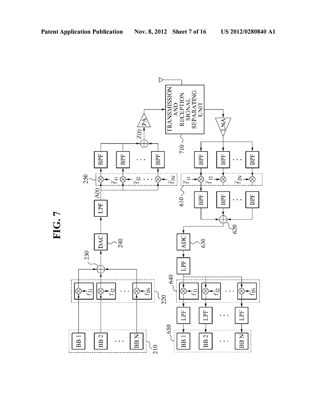 MULTIPLE-MODE BROADBAND WIRELESS COMMUNICATION DEVICE AND METHOD - diagram, schematic, and image 08