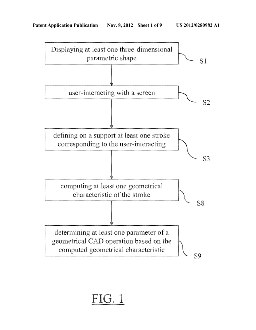 DETERMINING A PARAMETER OF A GEOMETRICAL CAD OPERATION - diagram, schematic, and image 02