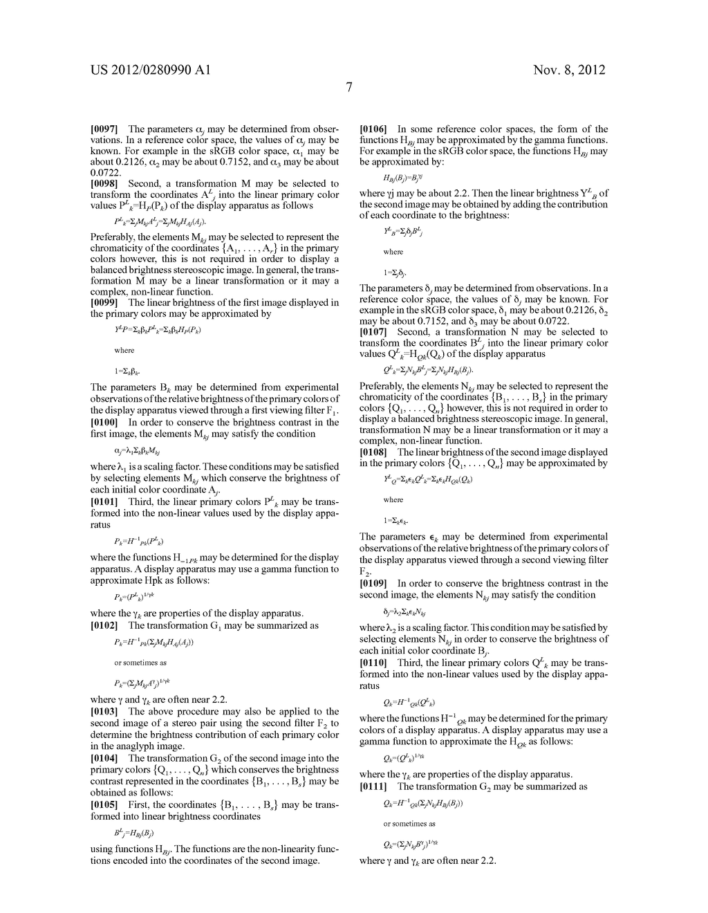 Display of Generalized Anaglyphs Without Retinal Rivalry - diagram, schematic, and image 33