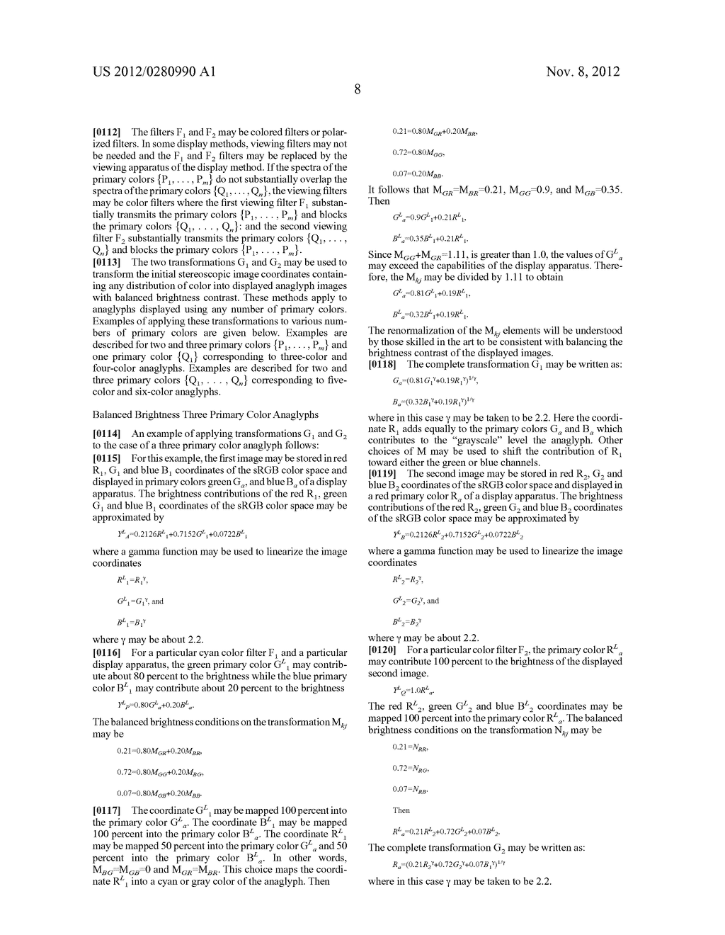 Display of Generalized Anaglyphs Without Retinal Rivalry - diagram, schematic, and image 34