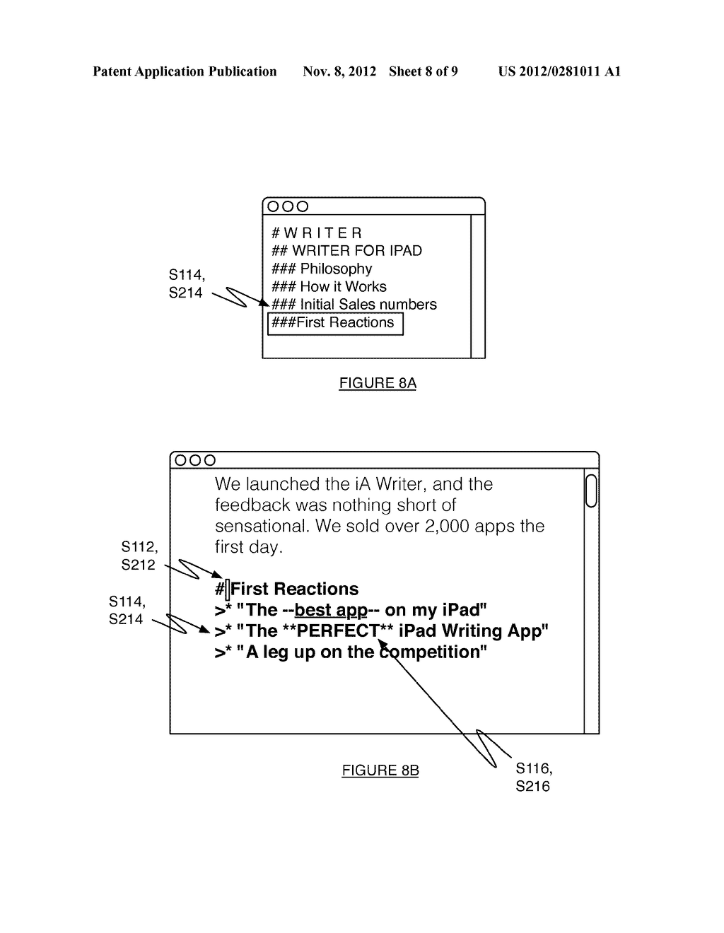 METHOD OF DISPLAYING TEXT IN A TEXT EDITOR - diagram, schematic, and image 09