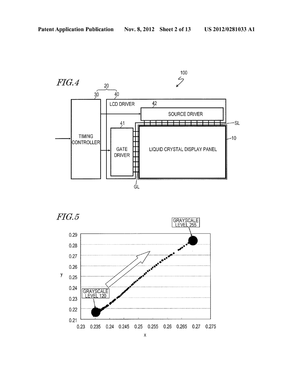 LIQUID-CRYSTAL DISPLAY AND SIGNAL CONVERTING CIRCUIT - diagram, schematic, and image 03