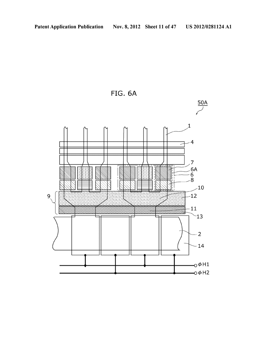 SOLID-STATE IMAGING DEVICE, METHOD FOR DRIVING THE SAME, AND CAMERA - diagram, schematic, and image 12