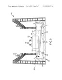 SYSTEM AND METHOD FOR PROJECTING ONTO AN UPPER SURFACE OF A BODY OF WATER diagram and image