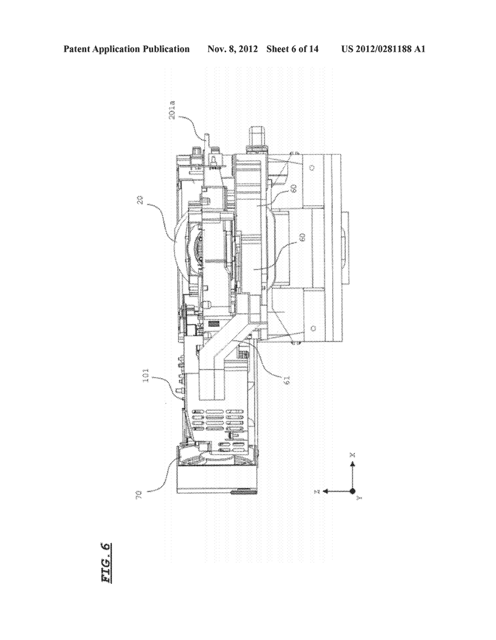 PROJECTION DISPLAY DEVICE HAVING AN OPERATION SECTION FOR DISPLACING A     LENS - diagram, schematic, and image 07