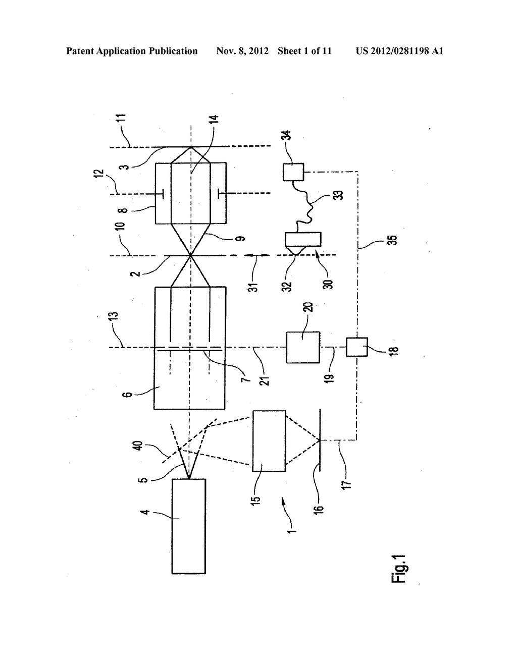 FILTER DEVICE FOR THE COMPENSATION OF AN ASYMMETRIC PUPIL ILLUMINATION - diagram, schematic, and image 02