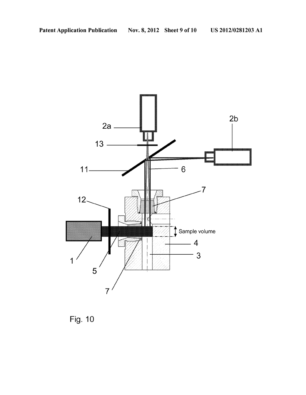 MEANS FOR DETECTING LUMINESCENT AND/OR LIGHT-SCATTERING PARTICLES IN     FLOWING LIQUIDS - diagram, schematic, and image 10