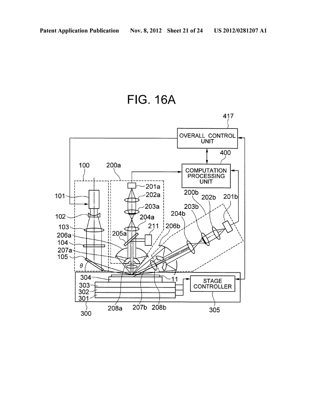 DEFECT INSPECTION DEVICE USING CATADIOPTRIC OBJECTIVE LENS - diagram, schematic, and image 22