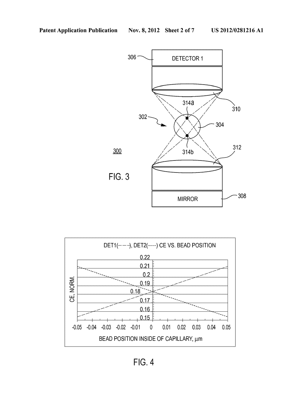 APPARATUS AND METHOD FOR INCREASING COLLECTION EFFICIENCY IN CAPILLARY     BASED FLOWCYTOMETRY - diagram, schematic, and image 03