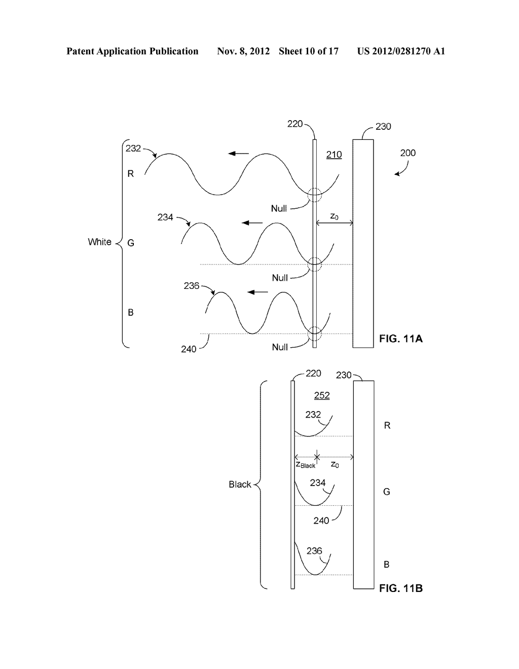 DEVICES AND METHODS FOR ACHIEVING NON-CONTACTING WHITE STATE IN     INTERFEROMETRIC MODULATORS - diagram, schematic, and image 11