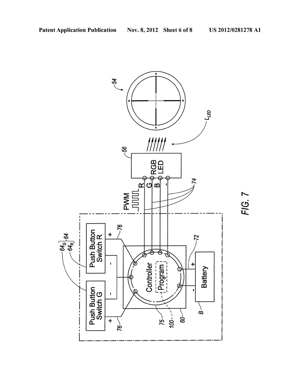 Apparatus Including a Reticle, Assembly and Method for Operating the Same - diagram, schematic, and image 07