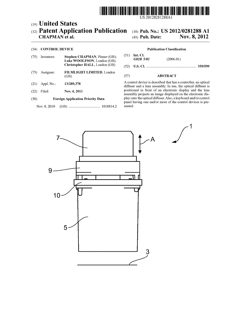 CONTROL DEVICE - diagram, schematic, and image 01