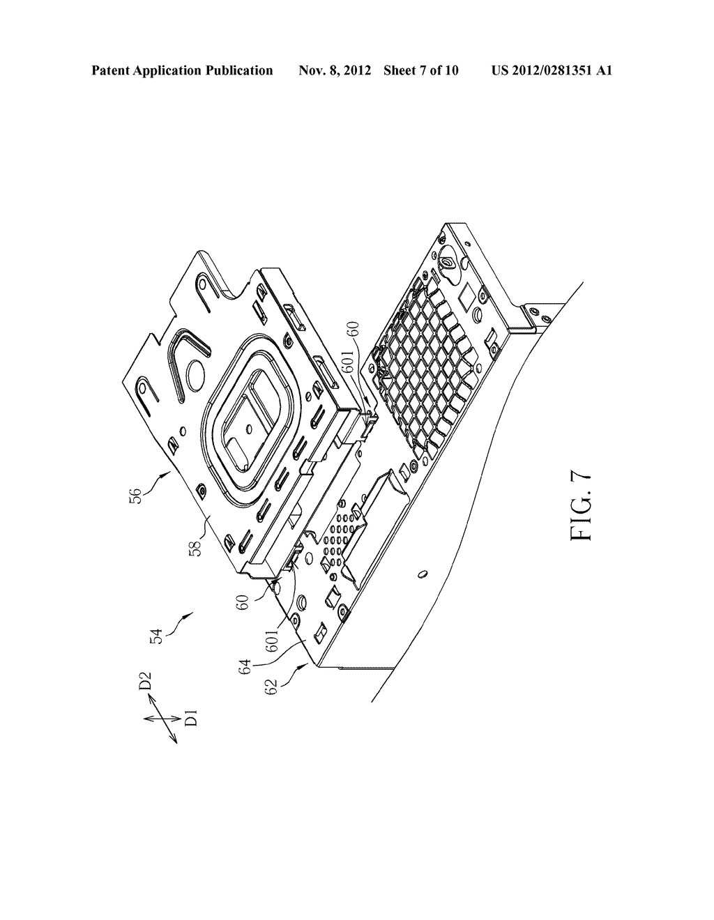 FIXING MECHANISM FOR FIXING A DETACHABLE MODULE AND RELATED ELECTRONIC     DEVICE - diagram, schematic, and image 08