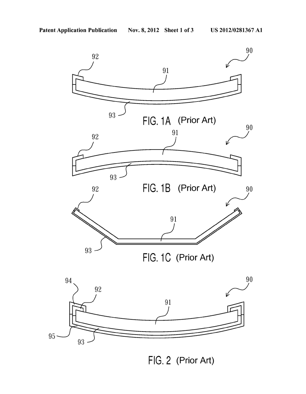 Non-Flat Panel Display Module and Back Frame Support Structure Thereof - diagram, schematic, and image 02